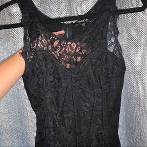 Bebe lace corset like top